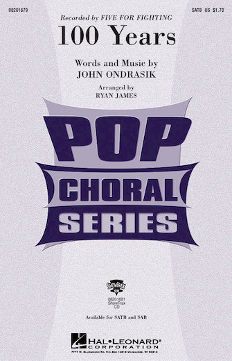 100 Years (arr. Ryan James) Sheet Music Preview