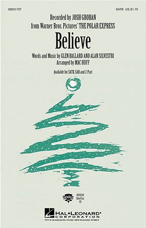 Believe (from The Polar Express) (arr. Mac Huff) Sheet Music Preview