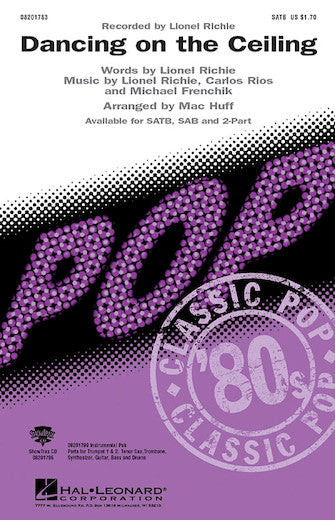 Dancing On The Ceiling (arr. Mac Huff) Sheet Music Preview