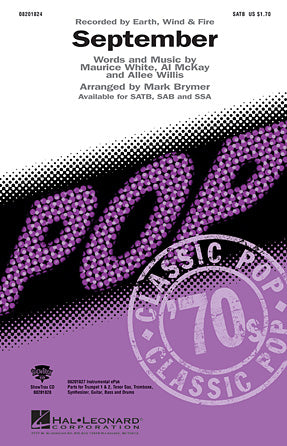September (arr. Mark Brymer) Sheet Music Preview