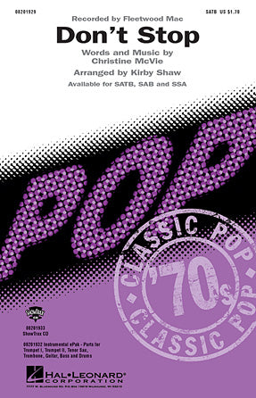 Don't Stop Sheet Music Preview