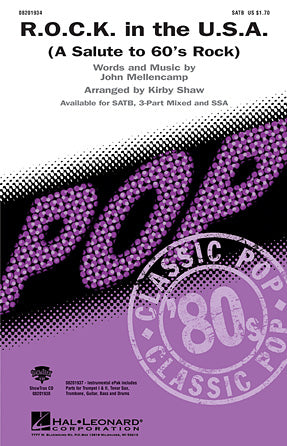 R.O.C.K. In The U.S.A. (A Salute To 60's Rock) Sheet Music Preview