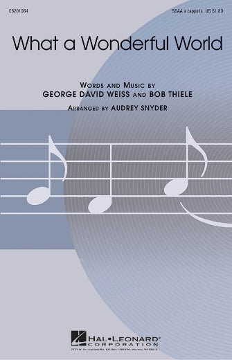 What A Wonderful World (arr. Audrey Snyder) Sheet Music Preview