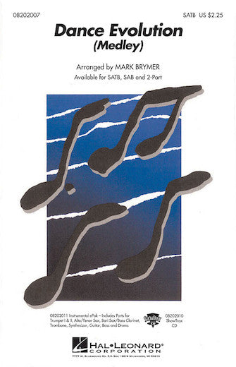 Dance Evolution (Medley) - Baritone Sax (Bass Clar.) Sheet Music Preview