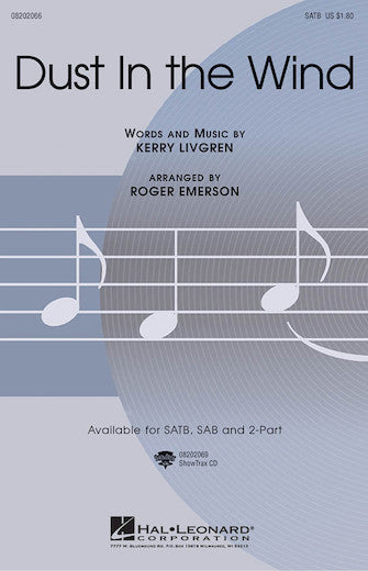 Dust In The Wind (arr. Roger Emerson) Sheet Music Preview