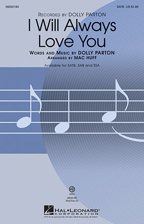 I Will Always Love You (arr. Mac Huff) Sheet Music Preview