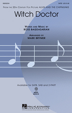 Witch Doctor (from Alvin And The Chipmunks) Sheet Music Preview