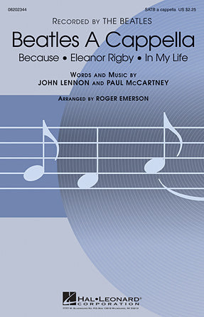 Beatles A Cappella Sheet Music Preview