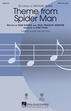 Theme From Spider-Man (arr. Kirby Shaw) Sheet Music Preview