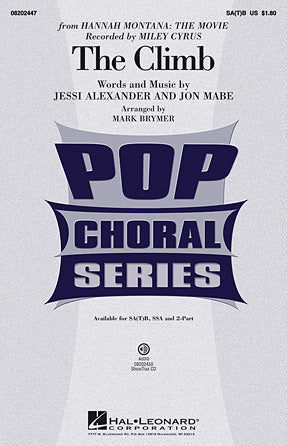 The Climb (from Hannah Montana: The Movie) (arr. Mark Brymer) Sheet Music Preview