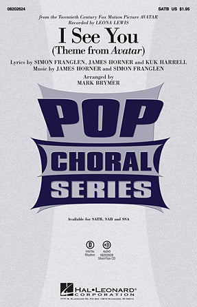 I See You (Theme from Avatar) Sheet Music Preview