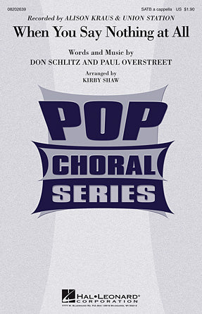 When You Say Nothing At All Sheet Music Preview