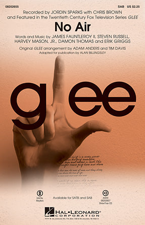 No Air (from Glee) (adapt. Alan Billingsley) Sheet Music Preview