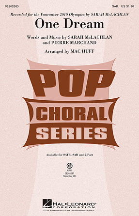 One Dream Sheet Music Preview