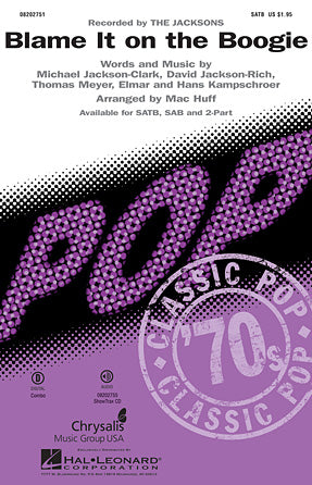 Blame It On The Boogie Sheet Music Preview