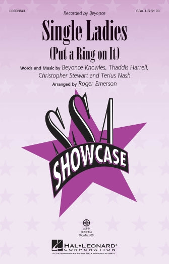 Single Ladies (Put A Ring On It) (arr. Roger Emerson) Sheet Music Preview