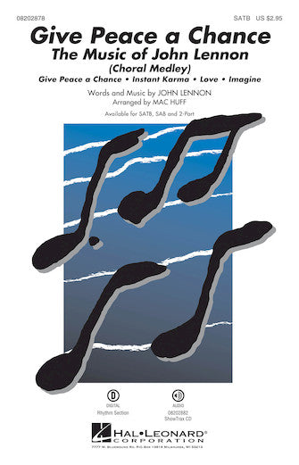 Give Peace A Chance: The Music Of John Lennon - Synthesizer Sheet Music Preview