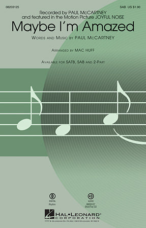 Maybe I'm Amazed Sheet Music Preview