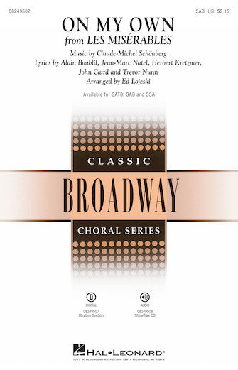 On My Own (from Les Miserables) (arr. Ed Lojeski) Sheet Music Preview