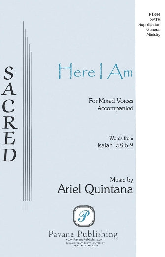 Here I Am Sheet Music Preview