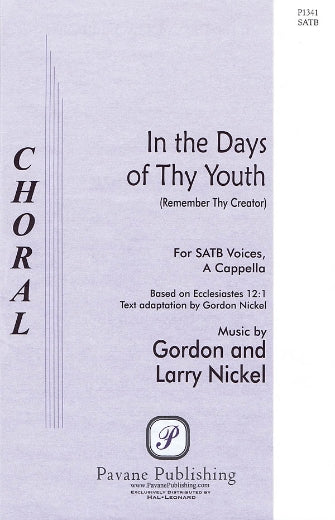 In The Days Of Thy Youth (Remember Thy Creator) Sheet Music Preview