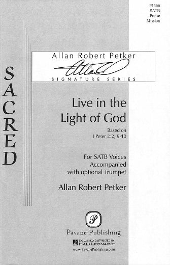 Live In The Light Of God Sheet Music Preview