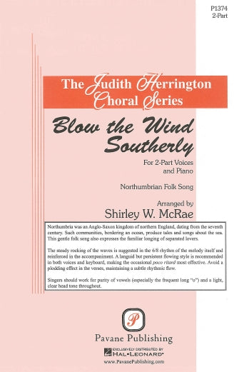 Blow The Wind Southerly Sheet Music Preview