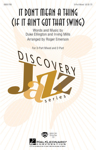 It Don't Mean A Thing (If It Ain't Got That Swing) Sheet Music Preview