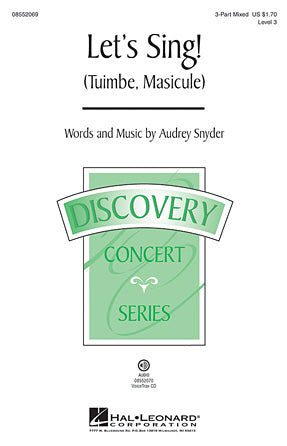 Let's Sing (Tuimbe, Masicule) Sheet Music Preview