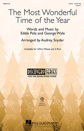 The Most Wonderful Time Of The Year Sheet Music Preview