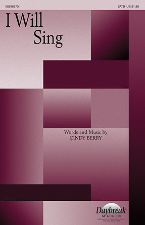 I Will Sing Sheet Music Preview