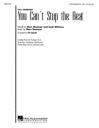 You Can't Stop The Beat (from Hairspray) (arr. Ed Lojeski) - Bb Trumpet 1 Sheet Music Preview