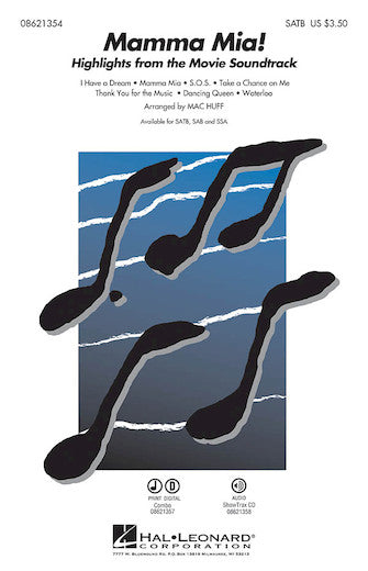 Mamma Mia! - Highlights from the Movie Soundtrack (arr. Mac Huff) Sheet Music Preview