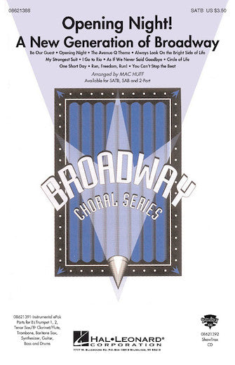 Opening Night Sheet Music Preview