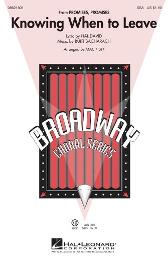 Knowing When To Leave (from Promises, Promises) (arr. Mac Huff) Sheet Music Preview