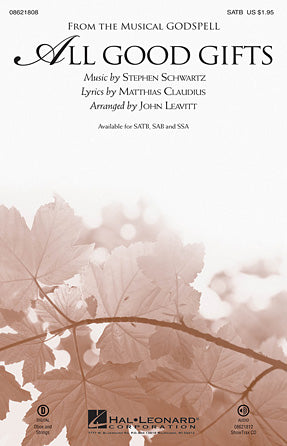 All Good Gifts Sheet Music Preview