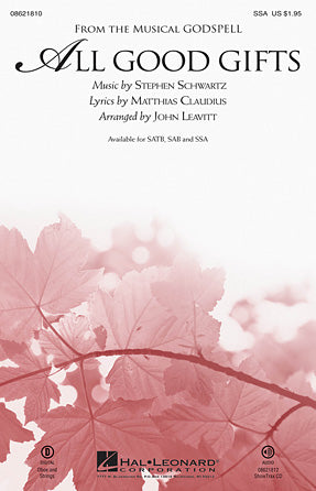 All Good Gifts Sheet Music Preview