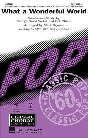 What A Wonderful World Sheet Music Preview
