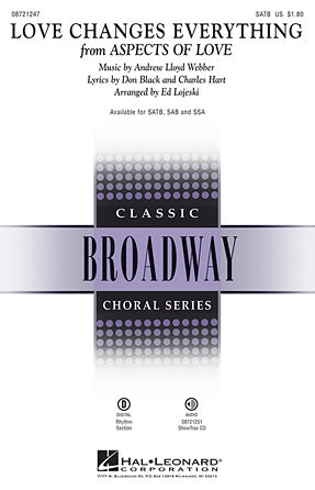 Love Changes Everything (from Aspects Of Love) (arr. Ed Lojeski) Sheet Music Preview