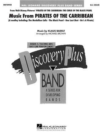 Music from Pirates of the Caribbean (arr. Michael Brown) - Bb Clarinet 3 Sheet Music Preview