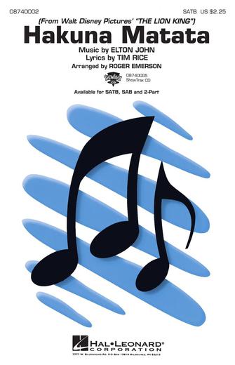 Hakuna Matata (from The Lion King) (arr. Roger Emerson) Sheet Music Preview