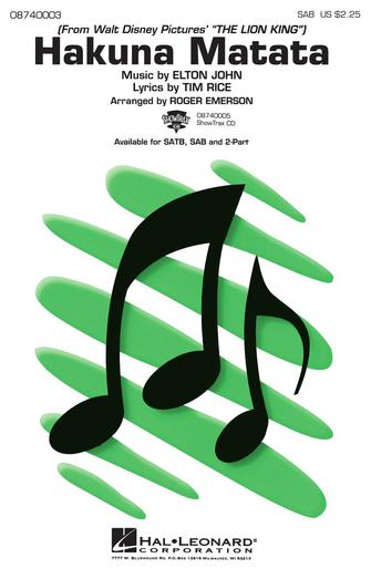 Hakuna Matata (from The Lion King) (arr. Roger Emerson) Sheet Music Preview