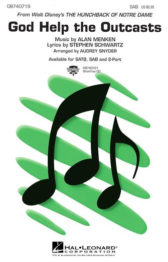God Help The Outcasts (from The Hunchback Of Notre Dame) (arr. Audrey Snyder) Sheet Music Preview