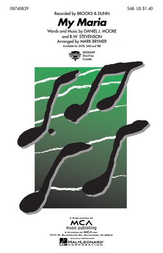 My Maria (arr. Mark Brymer) Sheet Music Preview