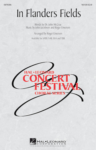 In Flanders Fields Sheet Music Preview