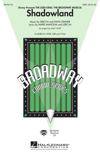 Shadowland (from The Lion King: Broadway Musical) (arr. Mac Huff) Sheet Music Preview