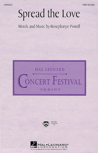 Spread The Love Sheet Music Preview