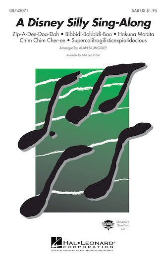 A Disney Silly Sing-Along Sheet Music Preview