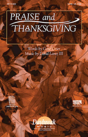 Praise And Thanksgiving Sheet Music Preview