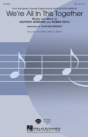 We're All In This Together (from High School Musical) (arr. Alan Billingsley) Sheet Music Preview